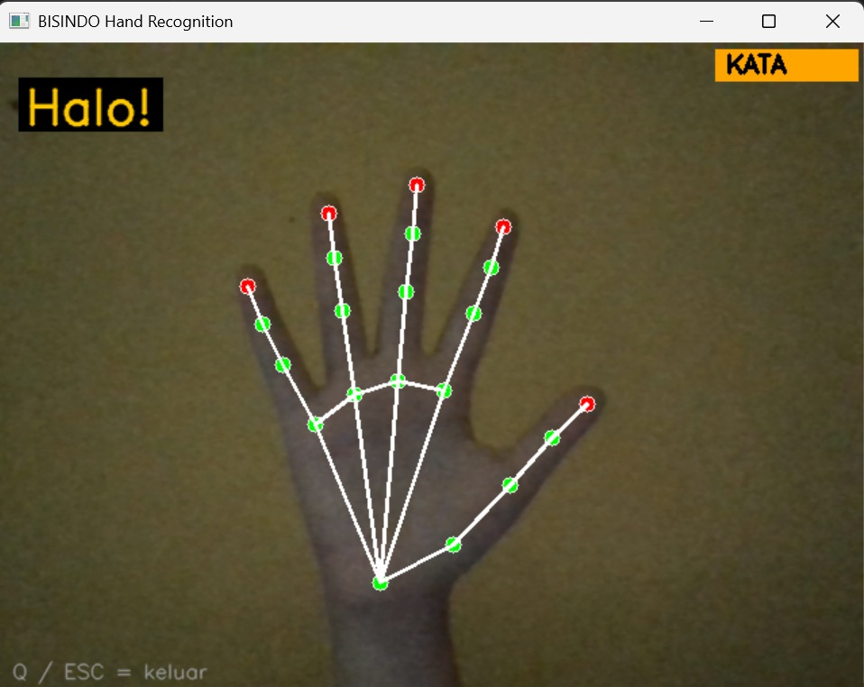 Gestura | BISINDO Hand Sign Recognition preview screenshot 1